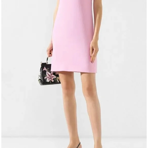 $1,250 Dolce & Gabbana NWT Light Pink Designer Dress Size Italian 38 / US Small - Picture 5 of 15